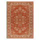 Tappeto in lana SOHO 477.01.LA301 OSTA Ornamento, cornice naturale terracotta / beige