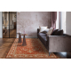 Tappeto in lana SOHO 477.01.LA301 OSTA Ornamento, cornice naturale terracotta / beige
