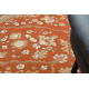 Tappeto in lana SOHO 477.01.LA301 OSTA Ornamento, cornice naturale terracotta / beige