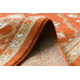 Tappeto in lana SOHO 477.01.LA301 OSTA Ornamento, cornice naturale terracotta / beige
