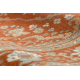 Tappeto in lana SOHO 477.01.LA301 OSTA Ornamento, cornice naturale terracotta / beige