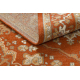 Tappeto in lana SOHO 477.01.LA301 OSTA Ornamento, cornice naturale terracotta / beige