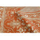 Tappeto in lana SOHO 477.01.LA301 OSTA Ornamento, cornice naturale terracotta / beige
