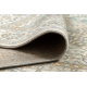 Tappeto in lana SOHO 477.27.LA990 OSTA - Rombo, cornice geometrica naturale beige / verde