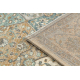 Tappeto in lana SOHO 477.27.LA990 OSTA - Rombo, cornice geometrica naturale beige / verde