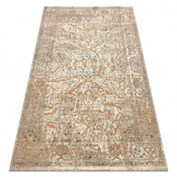 Dywan SOHO 477.04.LA113 wełniany OSTA - Ornament, ramka naturalny beż / brązowy 