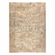 Tappeto in lana SOHO 477.04.LA113 OSTA Ornamento, cornice naturale beige / marrone 