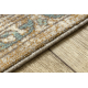 Uldtæppe SOHO 477.04.LA113 OSTA Ornament, ramme natur beige / brun