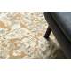 Tappeto in lana SOHO 477.04.LA113 OSTA Ornamento, cornice naturale beige / marrone 
