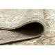 Tappeto in lana SOHO 477.04.LA113 OSTA Ornamento, cornice naturale beige / marrone 