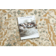 Tappeto in lana SOHO 477.04.LA113 OSTA Ornamento, cornice naturale beige / marrone 