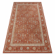 Wool Carpet SOHO 477.27.LA300 OSTA - Rhombus, frame geometric natural terracotta / beige