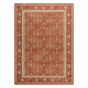Wool Carpet SOHO 477.27.LA300 OSTA - Rhombus, frame geometric natural terracotta / beige
