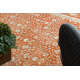 Wool Carpet SOHO 477.27.LA300 OSTA - Rhombus, frame geometric natural terracotta / beige