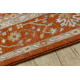 Wool Carpet SOHO 477.27.LA300 OSTA - Rhombus, frame geometric natural terracotta / beige