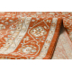 Wool Carpet SOHO 477.27.LA300 OSTA - Rhombus, frame geometric natural terracotta / beige