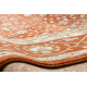 Wool Carpet SOHO 477.27.LA300 OSTA - Rhombus, frame geometric natural terracotta / beige