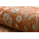 Wool Carpet SOHO 477.27.LA300 OSTA - Rhombus, frame geometric natural terracotta / beige