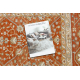 Wool Carpet SOHO 477.27.LA300 OSTA - Rhombus, frame geometric natural terracotta / beige