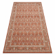 Covor de lana SOHO 477.08.LA300 OSTA Ornament, cadru, natural teracotă / bej