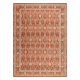 Tappeto in lana SOHO 477.08.LA300 OSTA Ornamento, cornice naturale terracotta / beige