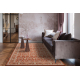 Tappeto in lana SOHO 477.08.LA300 OSTA Ornamento, cornice naturale terracotta / beige