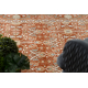 Tappeto in lana SOHO 477.08.LA300 OSTA Ornamento, cornice naturale terracotta / beige