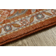 Covor de lana SOHO 477.08.LA300 OSTA Ornament, cadru, natural teracotă / bej