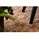 Tappeto in lana SOHO 477.08.LA300 OSTA Ornamento, cornice naturale terracotta / beige