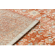 Alfombra de lana SOHO 477.08.LA300 OSTA Adorno, marco natural terracota / beige