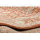 Tappeto in lana SOHO 477.08.LA300 OSTA Ornamento, cornice naturale terracotta / beige