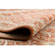 Tappeto in lana SOHO 477.08.LA300 OSTA Ornamento, cornice naturale terracotta / beige