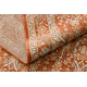 Covor de lana SOHO 477.08.LA300 OSTA Ornament, cadru, natural teracotă / bej