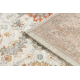 Alfombra de lana SOHO 477.07.LA100 OSTA - Flores, estructura, natural beige / azul