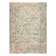 Alfombra de lana SOHO 477.04.LA400 OSTA - Ornamento, estructura, natural verde / beige