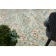 Alfombra de lana SOHO 477.04.LA400 OSTA - Ornamento, estructura, natural verde / beige
