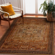 Wool carpet OMEGA SIRAN oriental brass brown