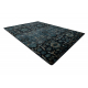 Tappeto di lana OMEGA KARAJA fiori blu scuro