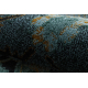 Wool carpet OMEGA KARAJA flowers dark blue