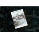 Tapis en laine OMEGA KARAJA fleurs bleu foncé