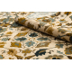 Wool carpet OMEGA AMALFI flowers kamel brown 