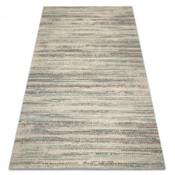 Wollteppich ABBY 486.57.LA100 OSTA Vintage, modern beige / blau