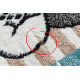 Carpet FUN Pets for children, animals colorful multi - SECOND-RATE PRODUCT
