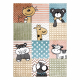 Carpet FUN Pets for children, animals colorful multi - SECOND-RATE PRODUCT