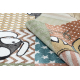 Carpet FUN Pets for children, animals colorful multi - SECOND-RATE PRODUCT