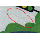 BAMBINO 2223 washing carpet Streets, cars for children anti-slip cream - SECOND-RATE PRODUCT