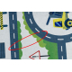 BAMBINO 2223 Tapete Estradas, carros para crianças antiderrapante creme - PRODUTO DE SEGUNDA GRAU
