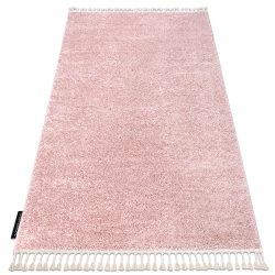 Carpet BERBER 9000 pink Fringe Berber Moroccan shaggy - SECOND-RATE PRODUCT