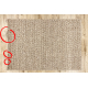 Wollteppich TAHAR 99005C beige - HANDGEWEBT Schlinge, uniform - ZWEITKLASSIGES PRODUKT