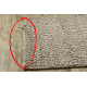 Wollteppich TAHAR 99005C beige - HANDGEWEBT Schlinge, uniform - ZWEITKLASSIGES PRODUKT